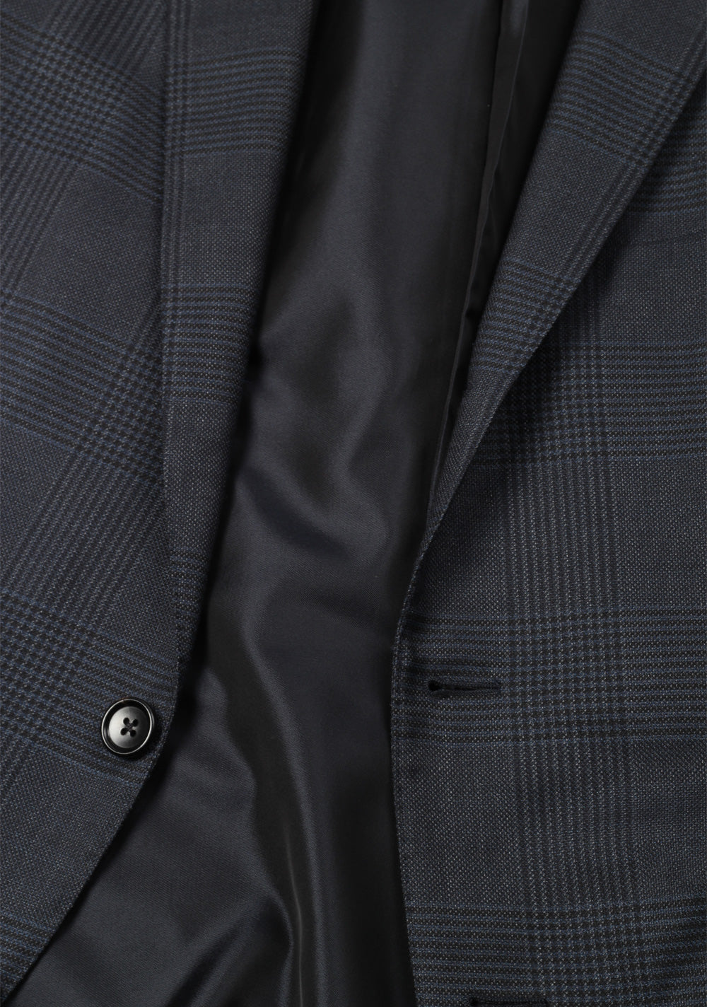 TOM FORD O'Connor Wool Silk James Bond Checked Blue Suit