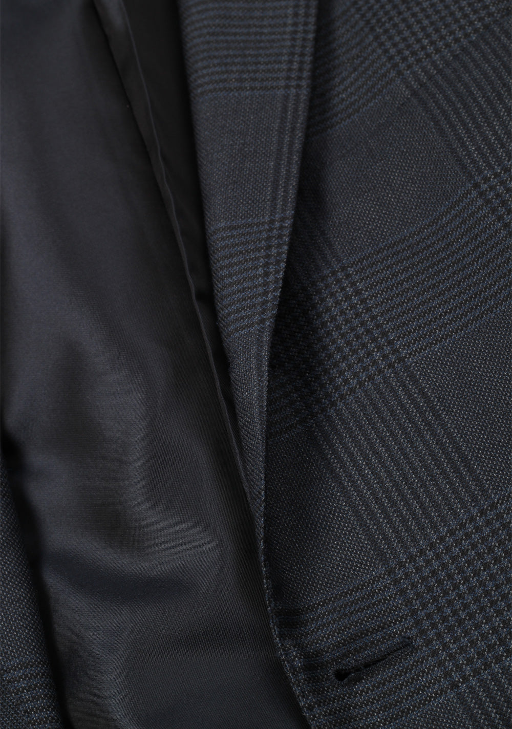 TOM FORD O'Connor Wool Silk James Bond Checked Blue Suit