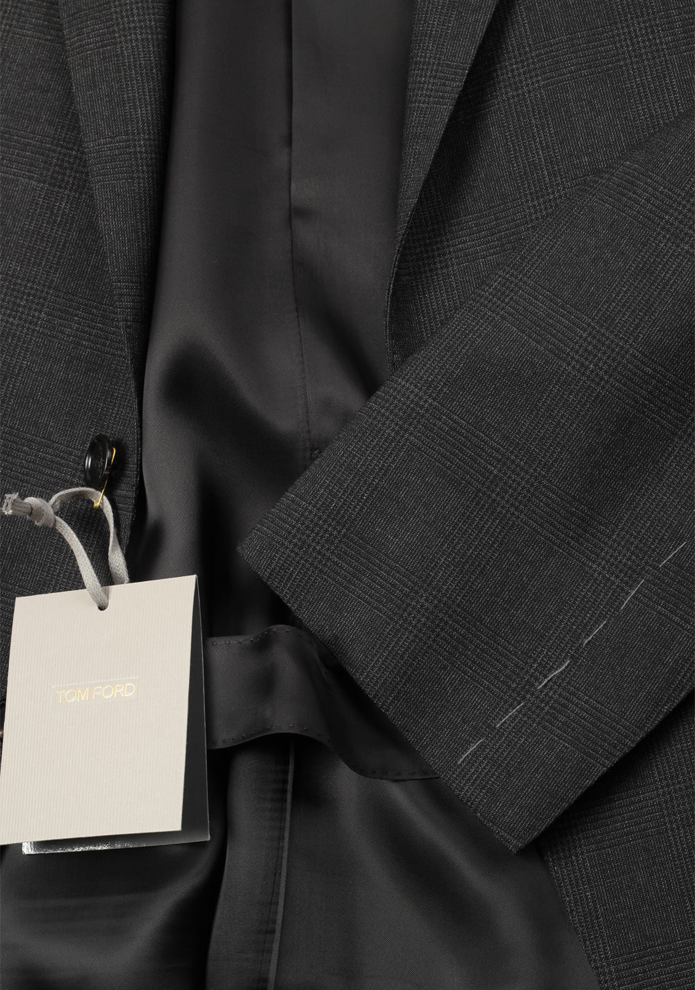 TOM FORD O'Connor Checked Gray Suit in Wool