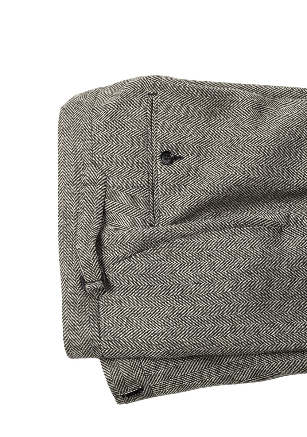 TOM FORD O'Connor Black White Herringbone Mohair Blend Suit Size 48 / 38R U.S.