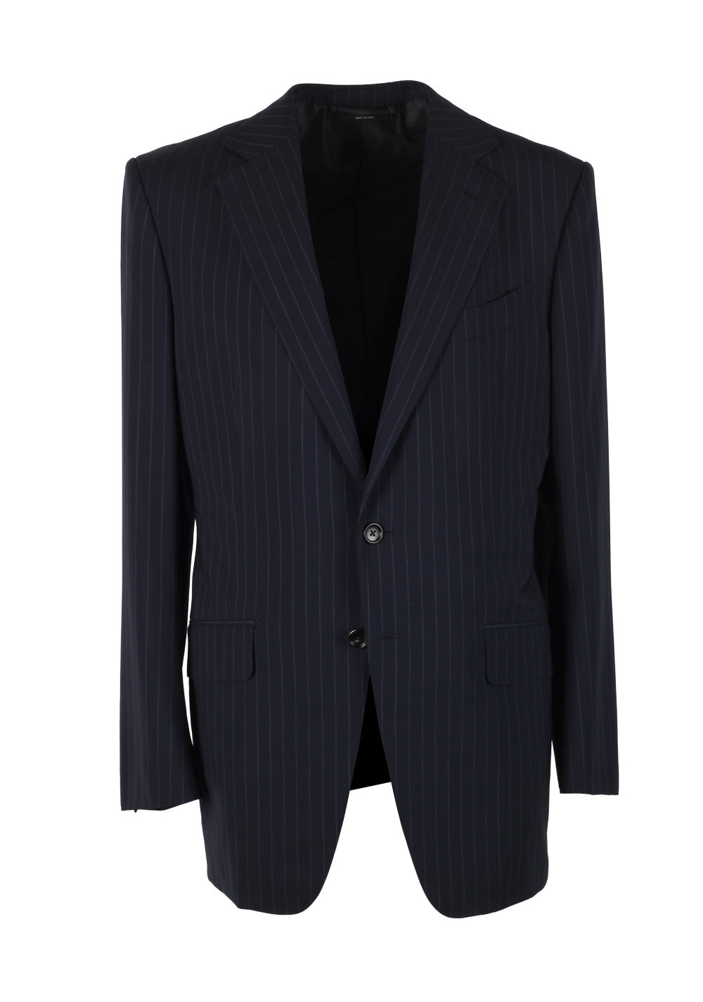 TOM FORD O'Connor Striped Blue Suit Size 50 / 40R U.S. In Wool