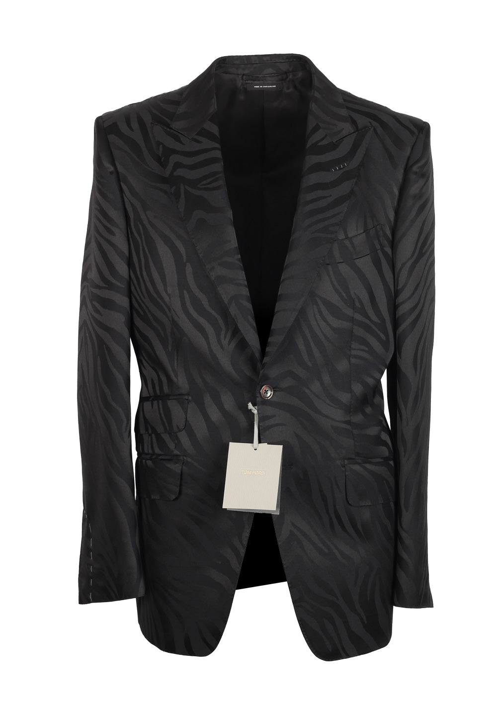 TOM FORD O'Connor Zebra Cocktail Dinner Jacket Size 50 / 40R U.S.
