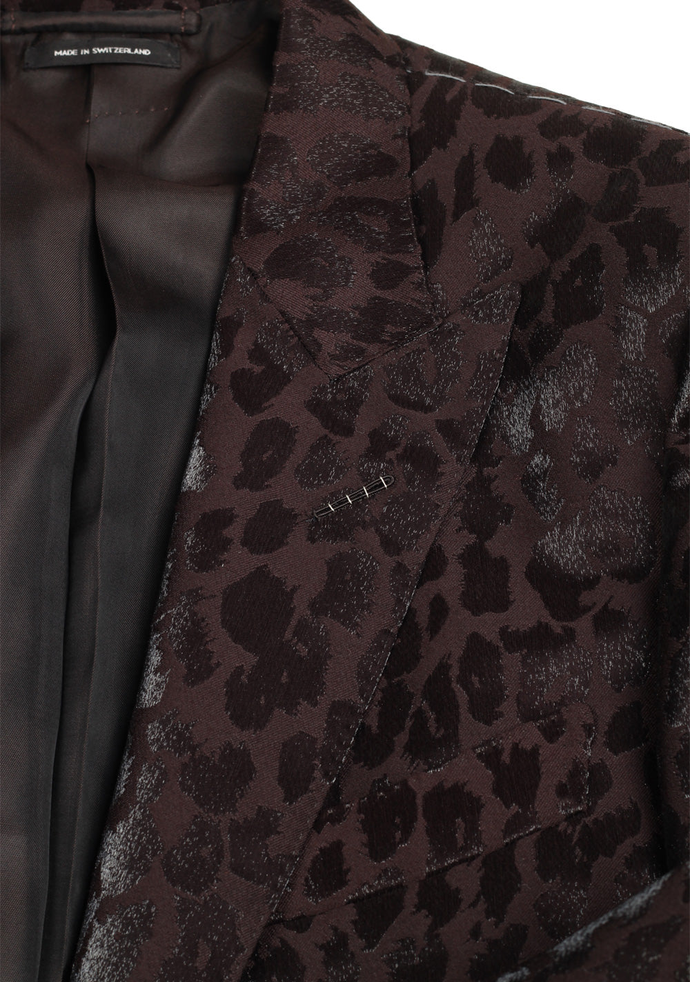 TOM FORD O'Connor Brown Panther Cocktail Dinner Jacket