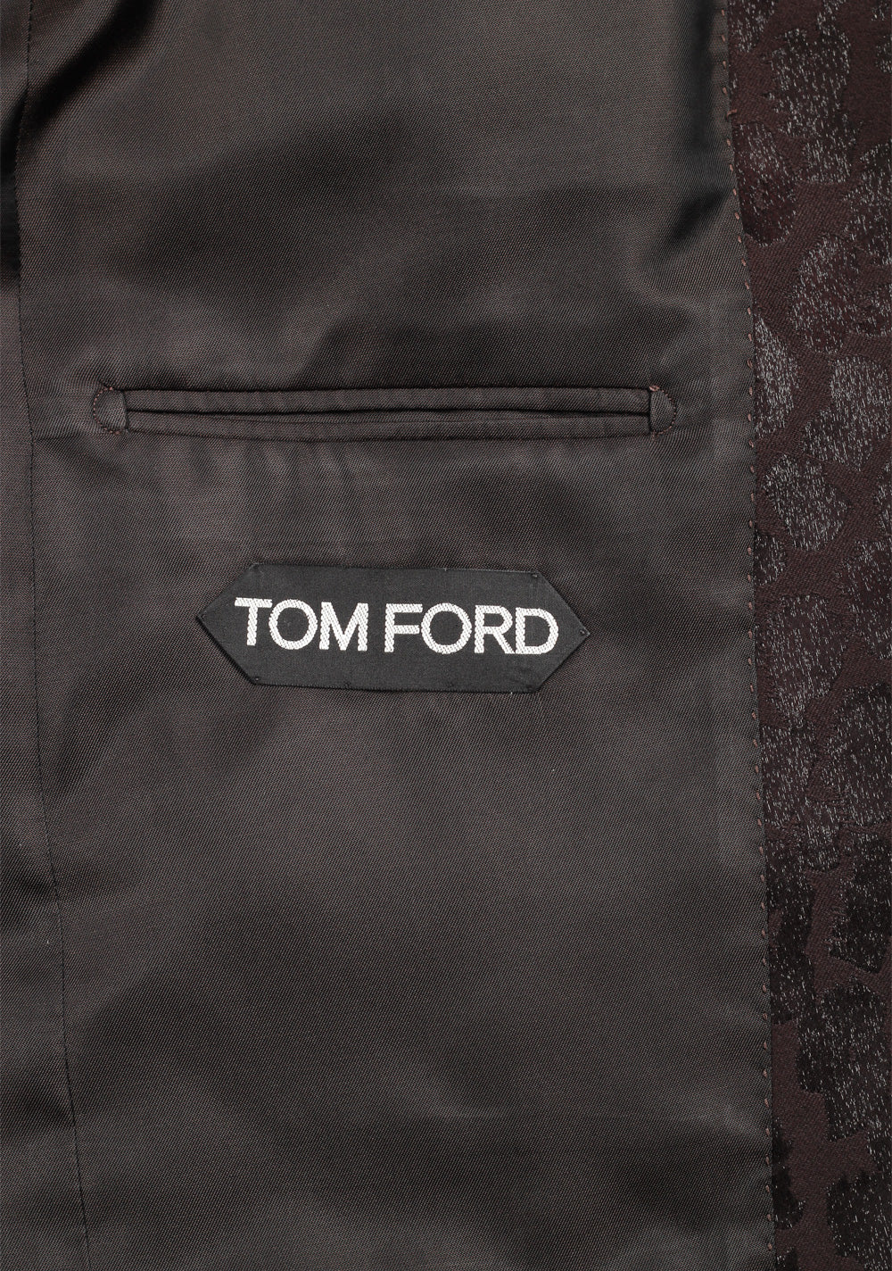 TOM FORD O'Connor Brown Panther Cocktail Dinner Jacket