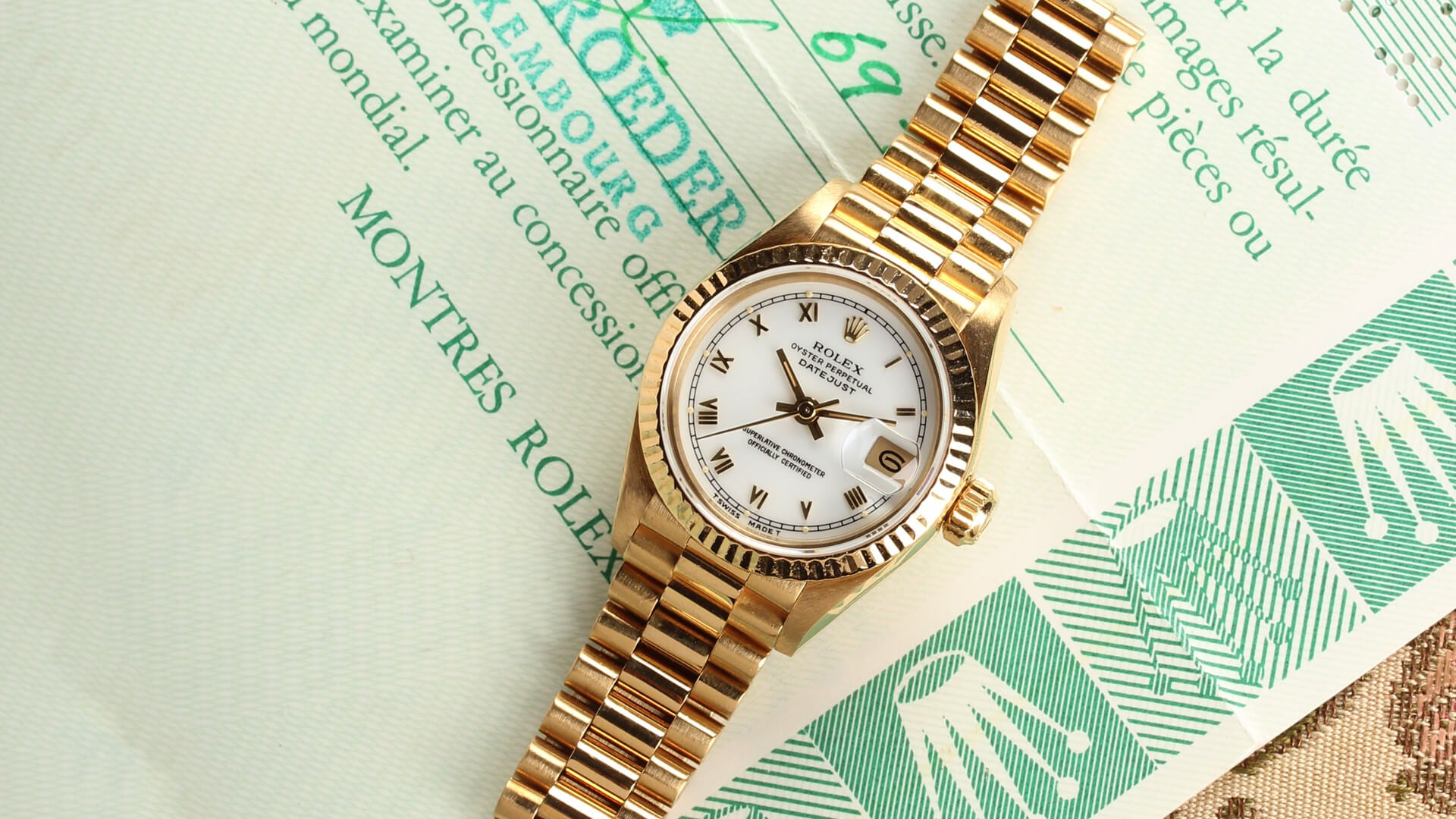 Rolex Lady Datejust "Porcelain" dial