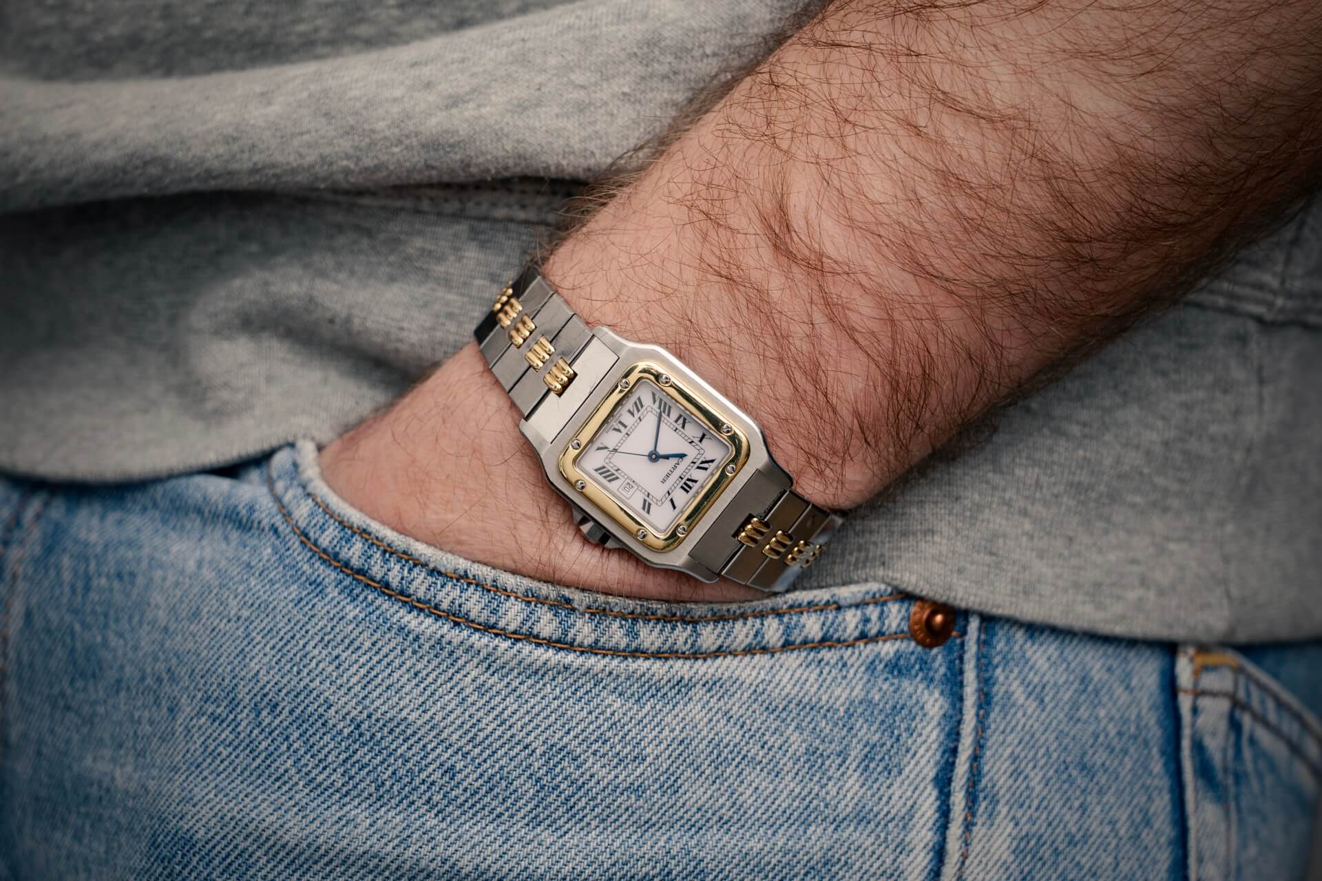 Cartier Santos Carrée 2961 "Godron"