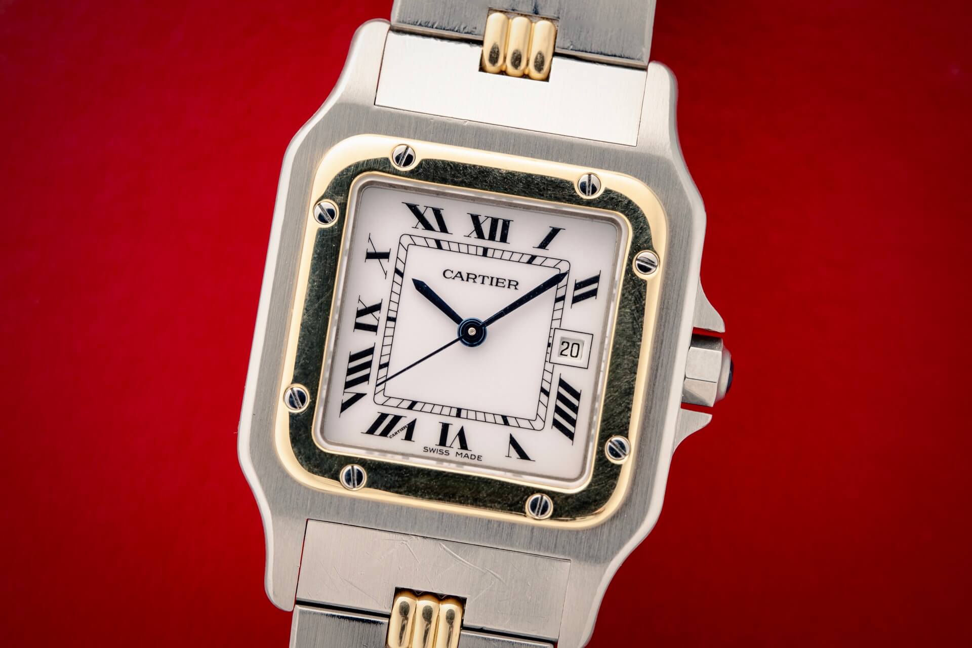 Cartier Santos Carrée 2961 "Godron"