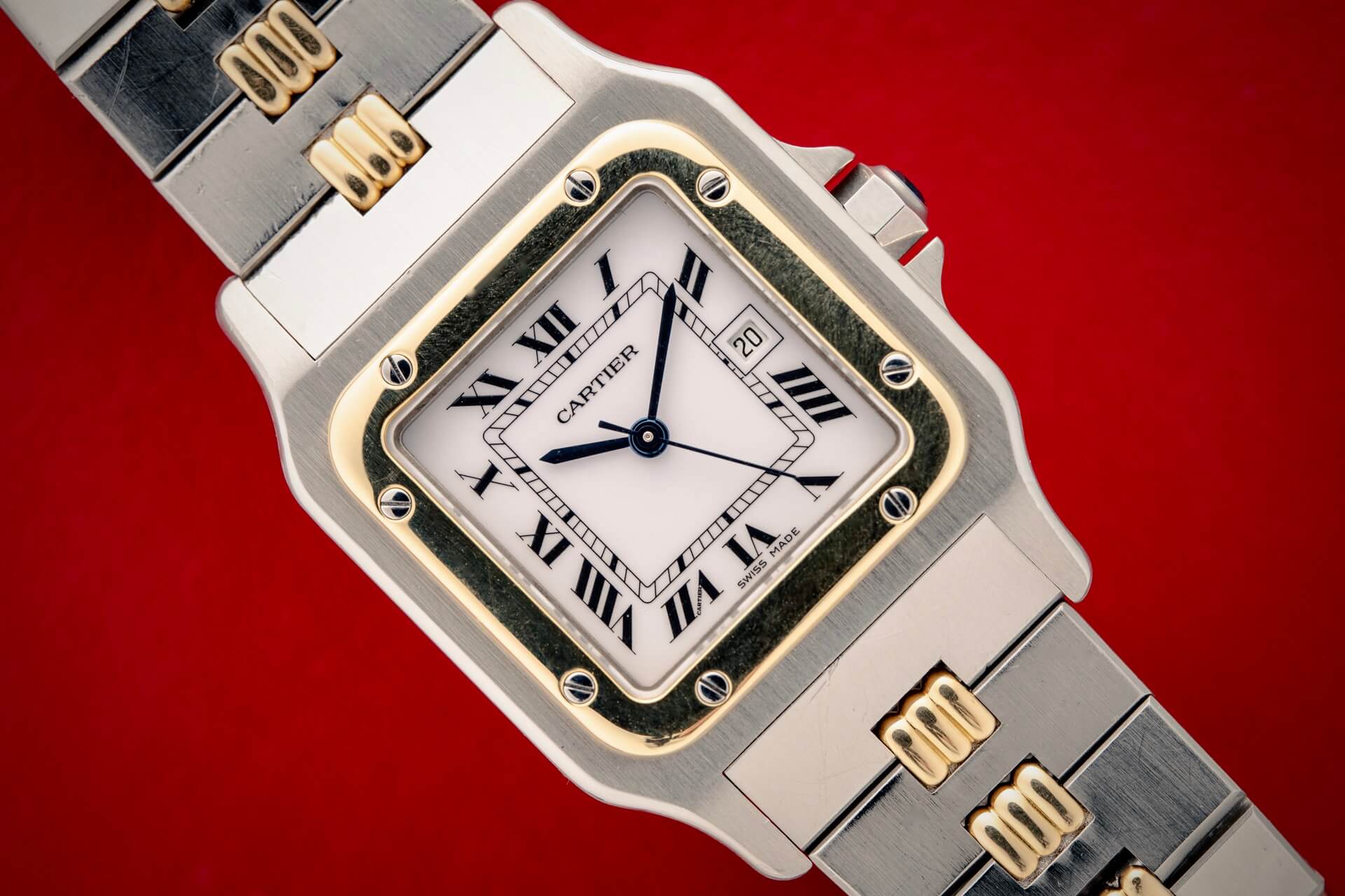 Cartier Santos Carrée 2961 "Godron"