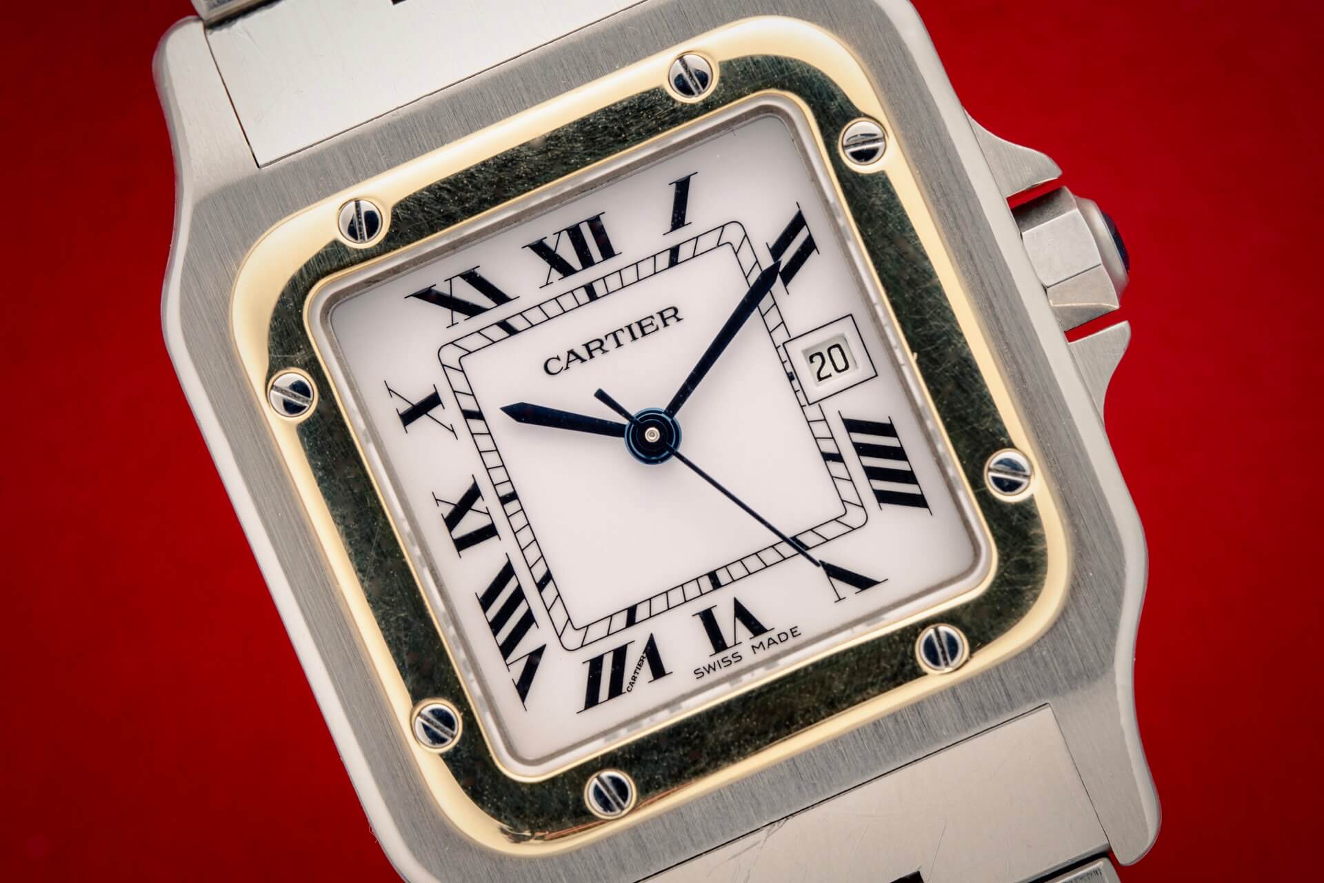 Cartier Santos Carrée 2961 "Godron"