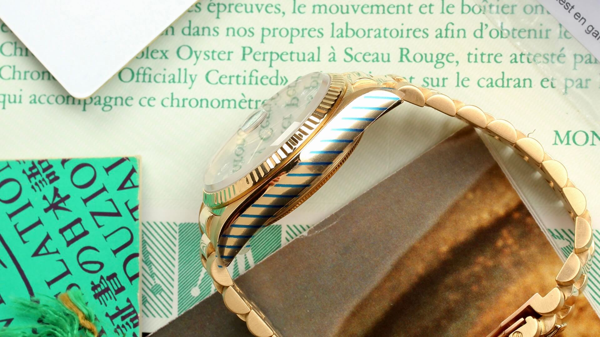 Rolex 18038 Arabic Vignette B&P