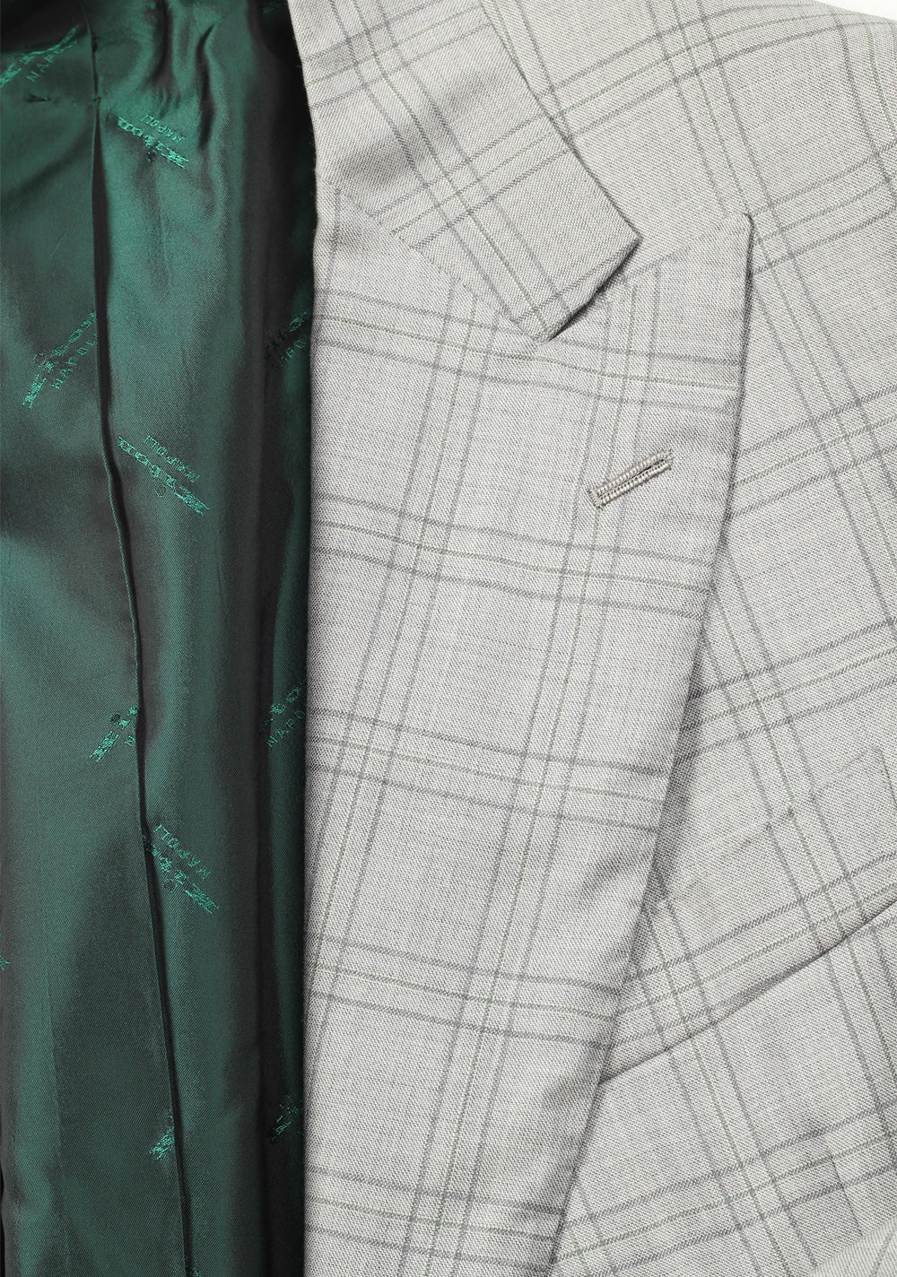 Kiton Suit Size 48 / 38R U.S. Double Breasted Cashmere Silk