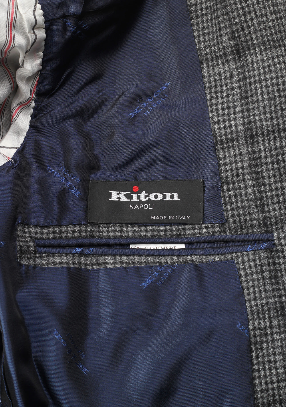 Kiton Suit Size 48 / 38R U.S. Mod. Lasa Cashmere Silk