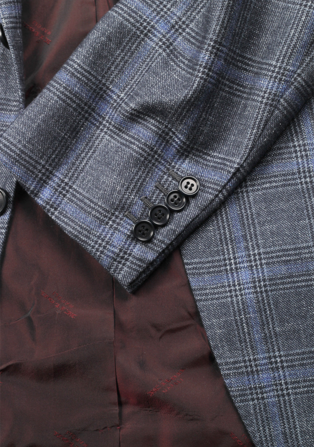 Kiton Suit Size 48 / 38R U.S. Cashmere Silk