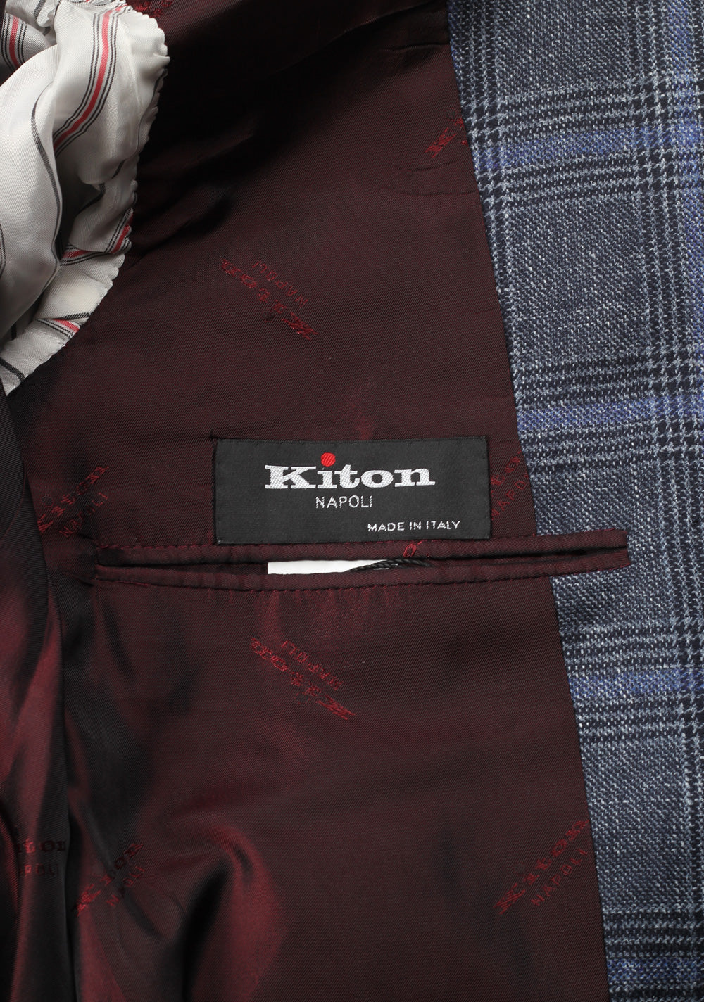Kiton Suit Size 48 / 38R U.S. Cashmere Silk