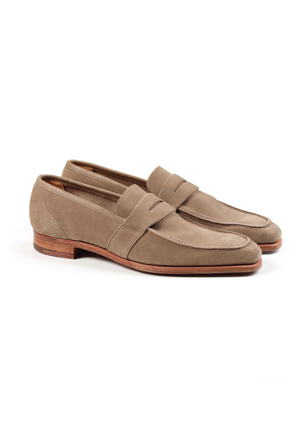 Crockett And Jones Jersey Loafers Shoes Size 7 Uk / 8 U.S.