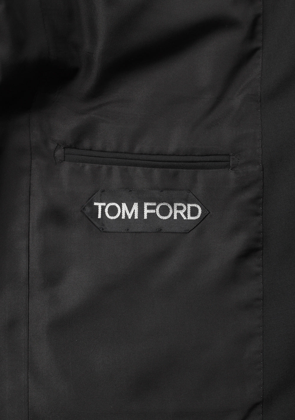 TOM FORD Suit Size 54L / 44L U.S. Black Wool