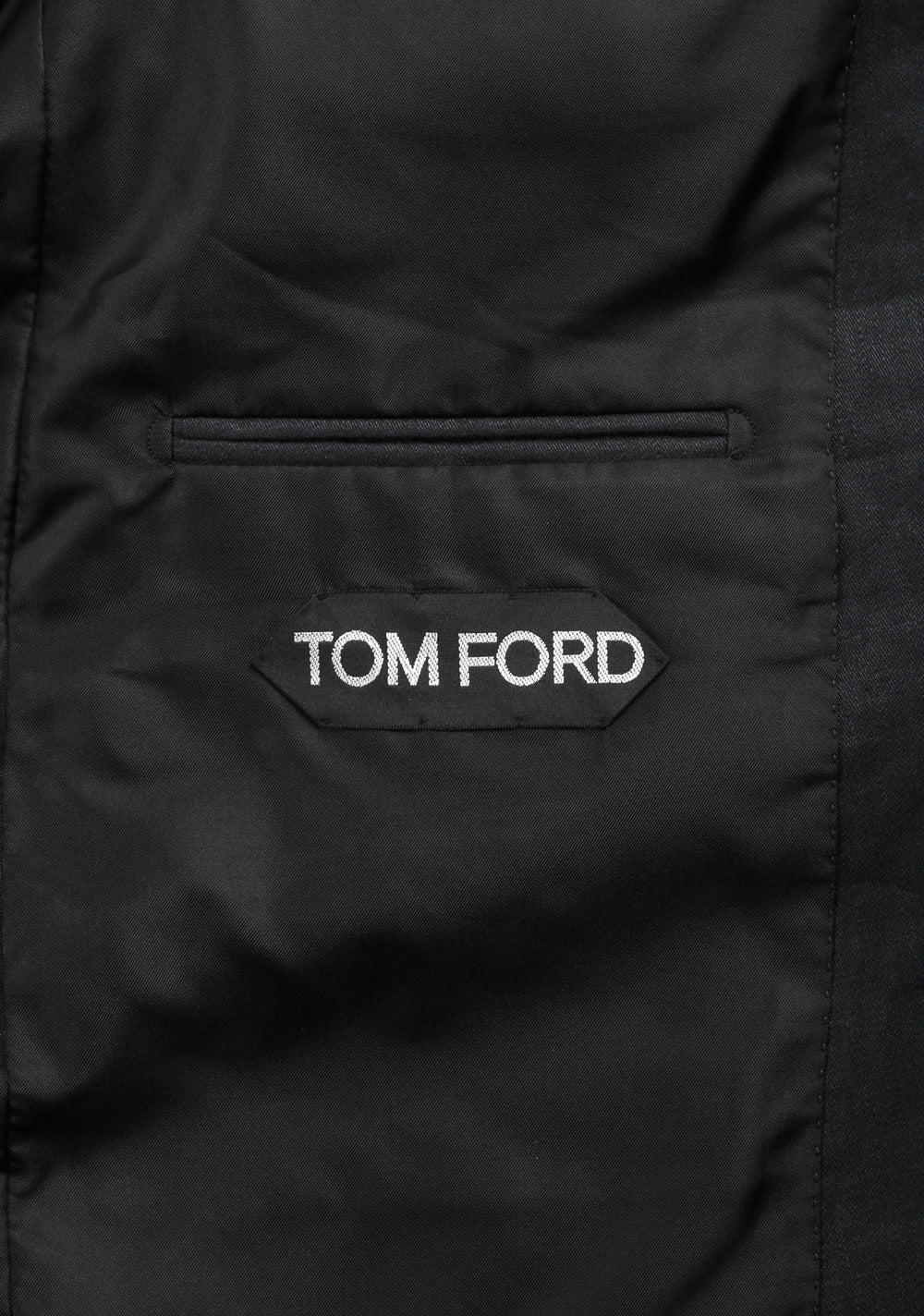 TOM FORD Suit Size 52 / 42R U.S. Black Linen