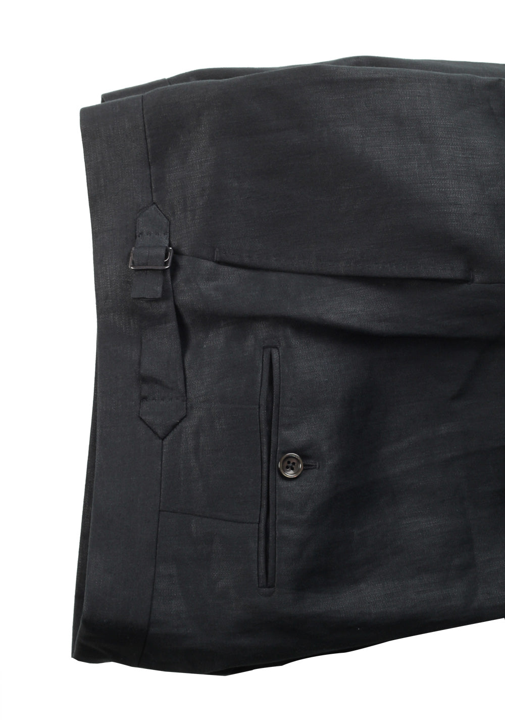 TOM FORD Suit Size 52 / 42R U.S. Black Linen