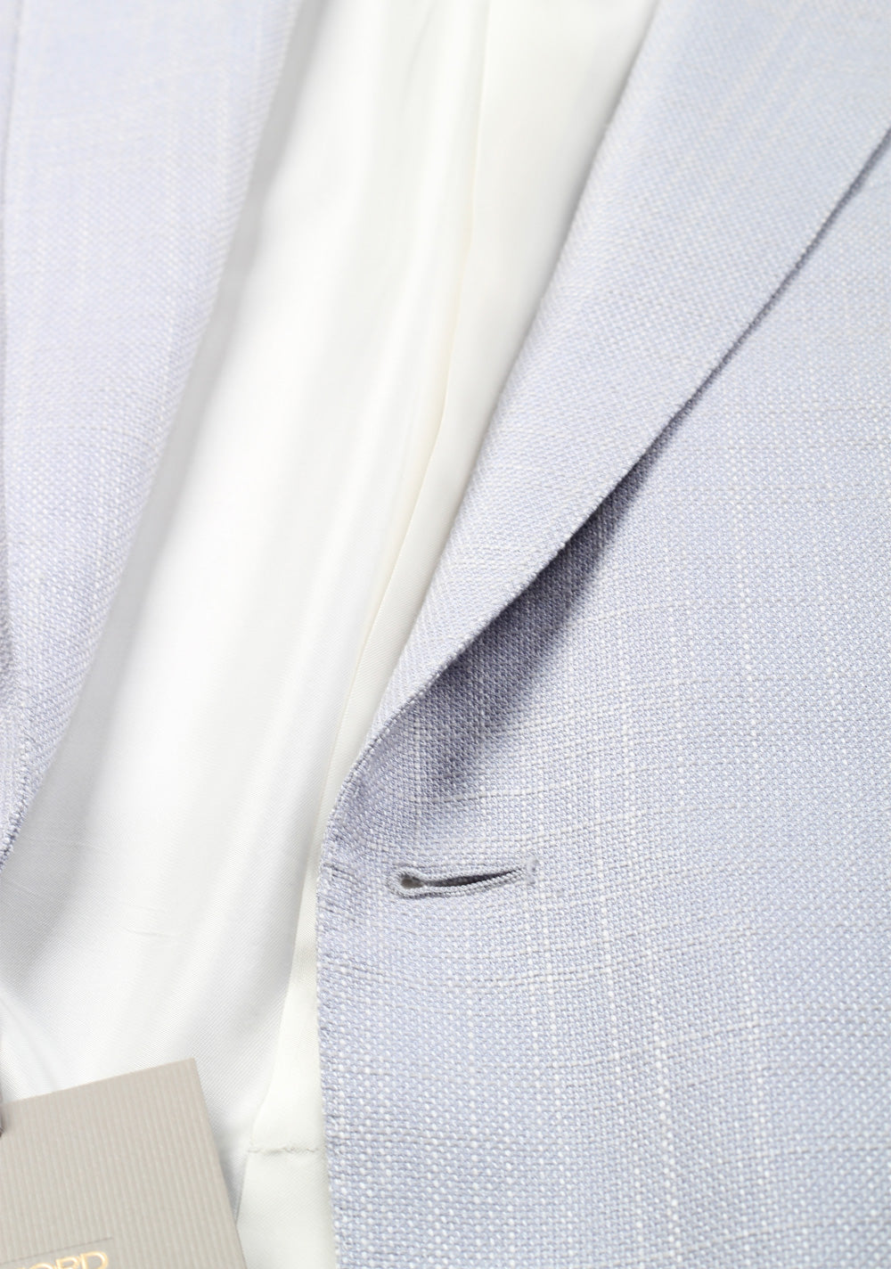 TOM FORD Blueish Gray Suit Size 48 / 38R U.S. Silk Mohair Wool Fit Y