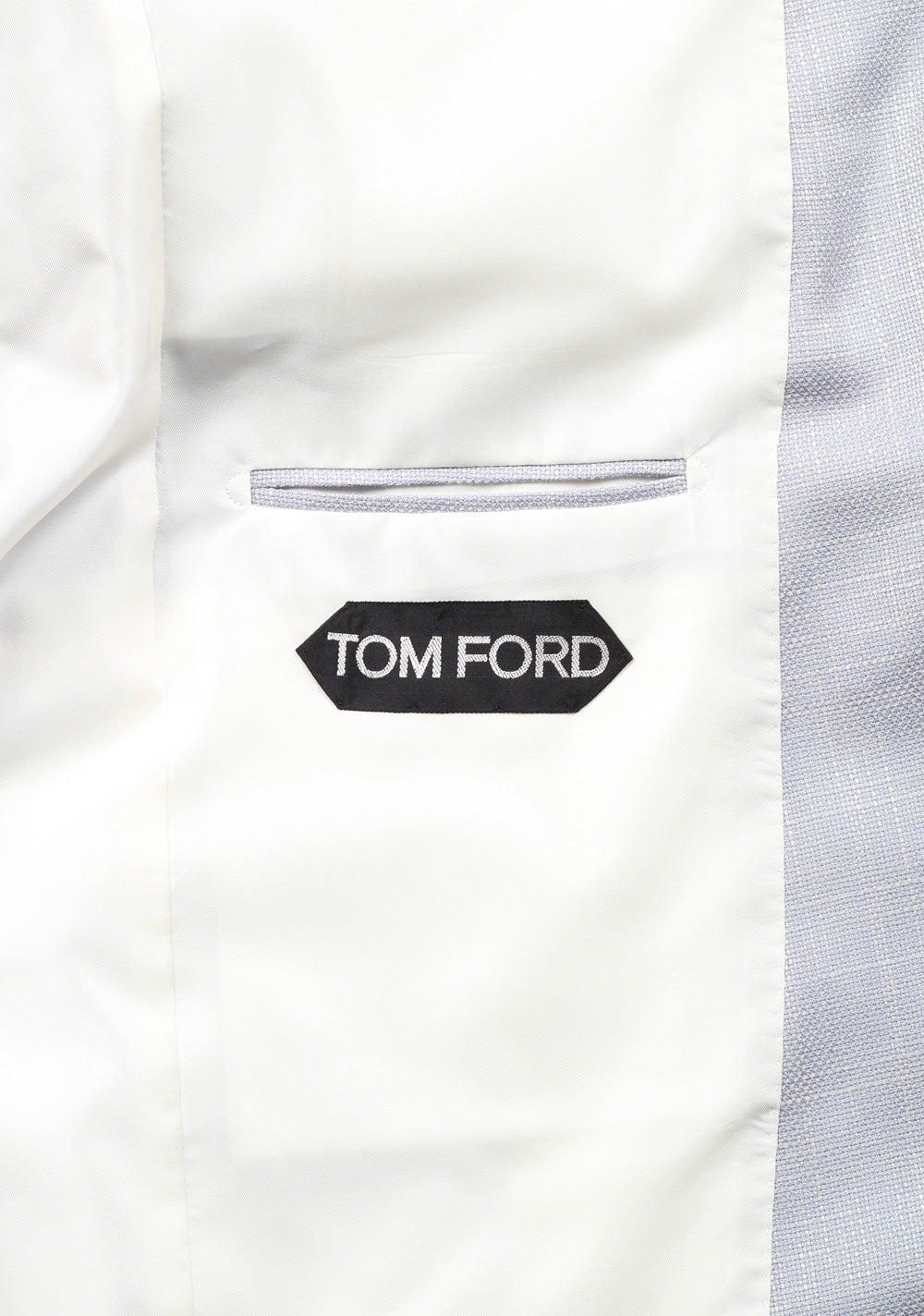 TOM FORD Blueish Gray Suit Size 48 / 38R U.S. Silk Mohair Wool Fit Y