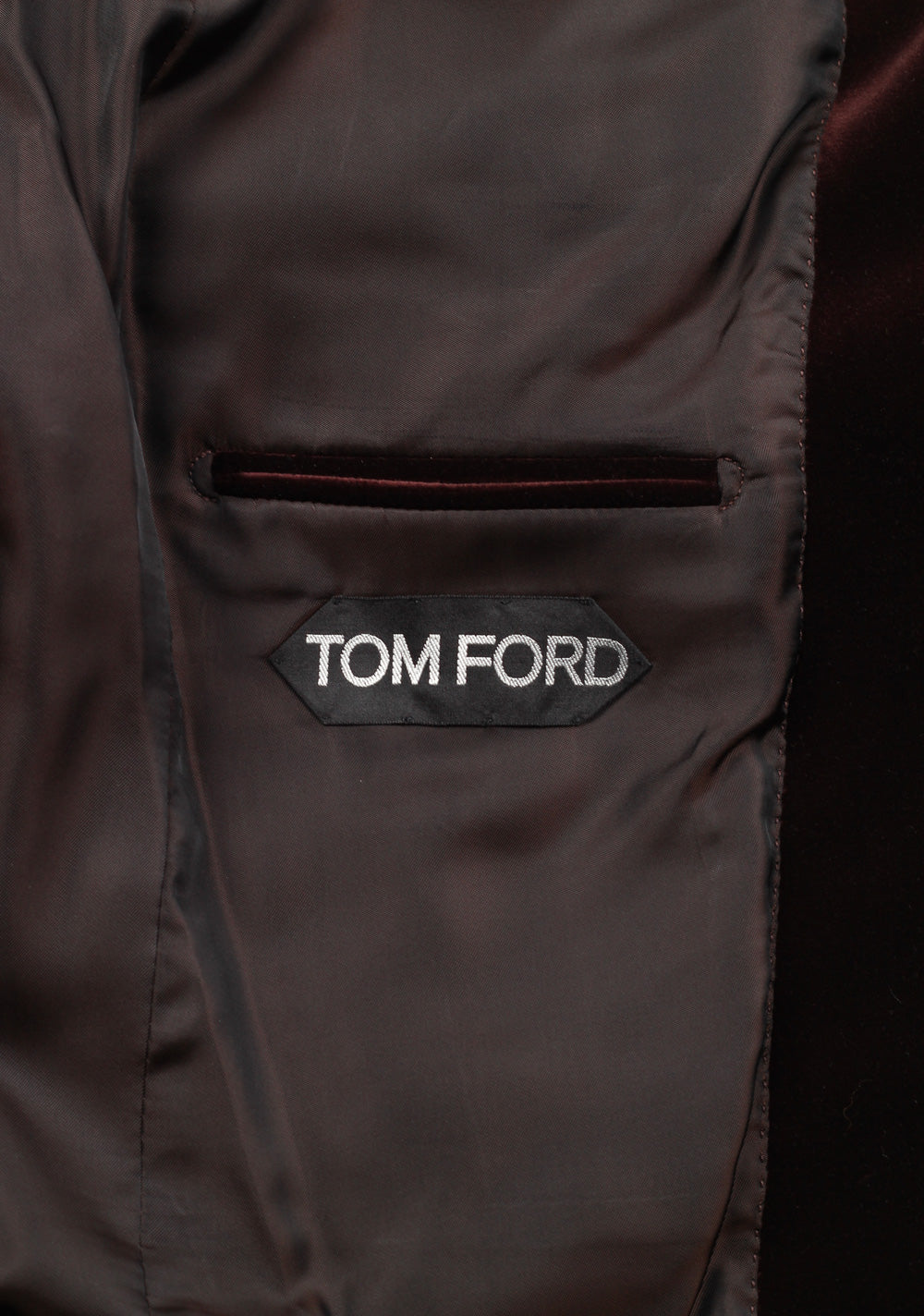 TOM FORD Alexander Burgundy Sport Coat Velvet Tuxedo Dinner Jacket Size 48 / 38R U.S. Fit Z