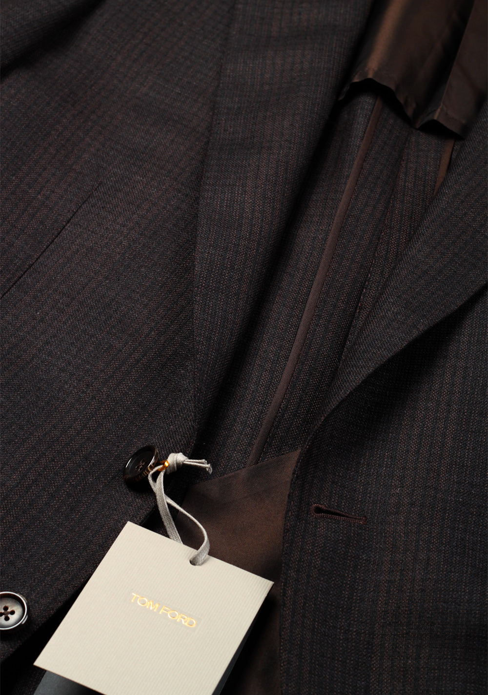 TOM FORD Brown Sport Coat Size 48 / 38R U.S. Fit W