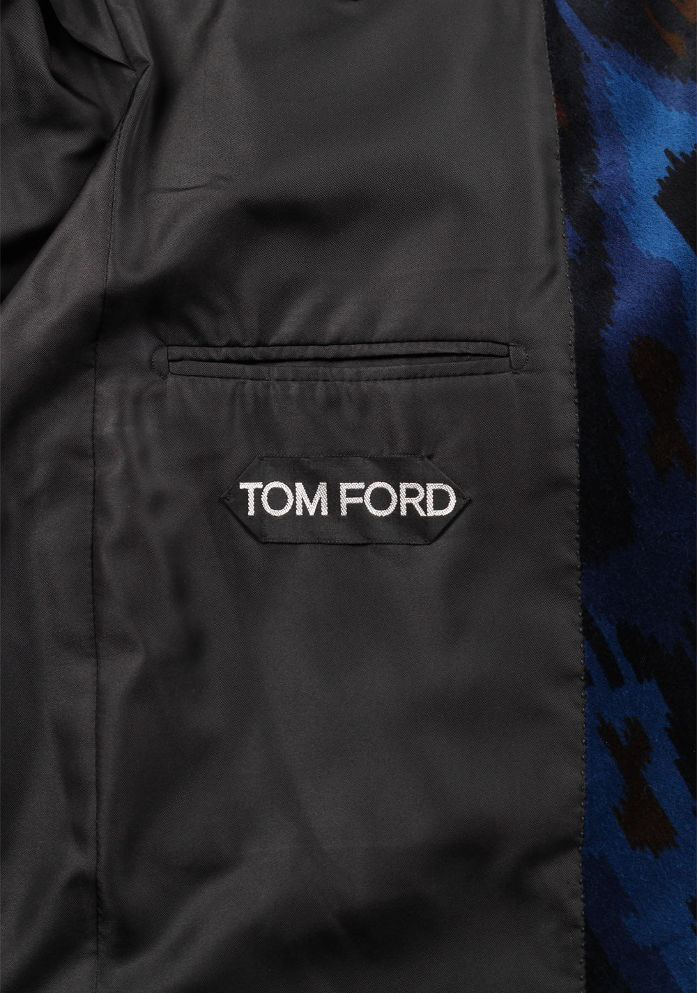 TOM FORD Blue Sport Coat Tuxedo Dinner Jacket Size 52 / 42R U.S. Fit Z