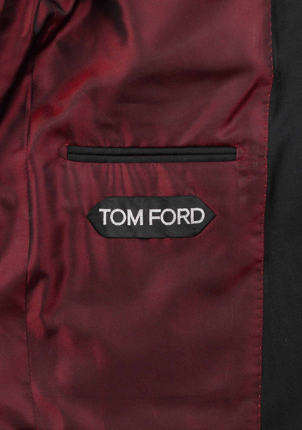 TOM FORD O’Connor Black Suit 3 Piece Size 44 / 34R U.S. Wool Fit Y