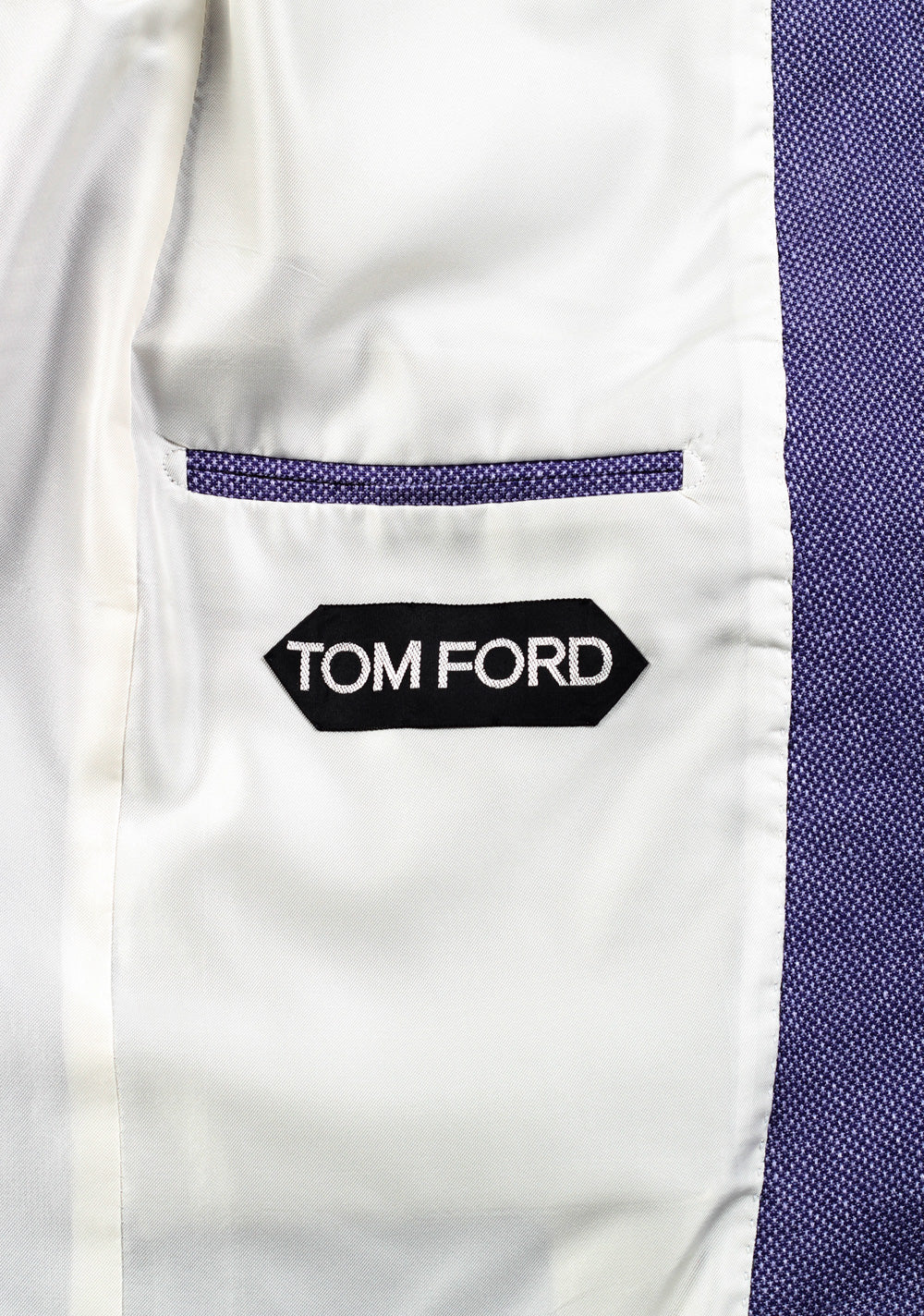 TOM FORD Lilac Suit Size 48 / 38R U.S. Linen Wool Silk Fit S