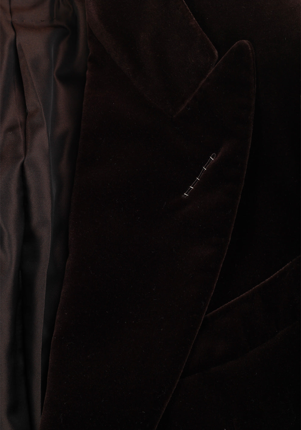 TOM FORD Alexander Brown Sport Velvet Tuxedo Dinner Jacket Coat Size 48 / 38R U.S. Cotton Fit Z