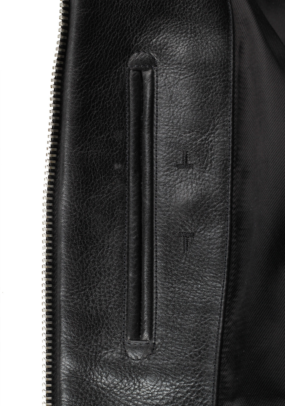 TOM FORD Leather Jacket Coat With Lamb Collar Size 52 / 42R U.S. Outerwear
