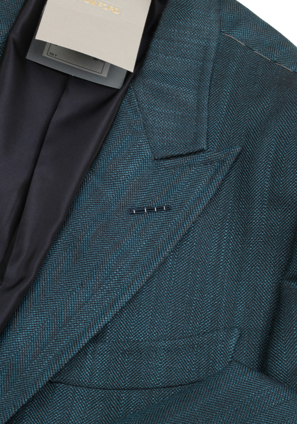 TOM FORD O’Connor Teal Sport Coat Size 50 / 40R U.S. Silk Mohair Fit Y