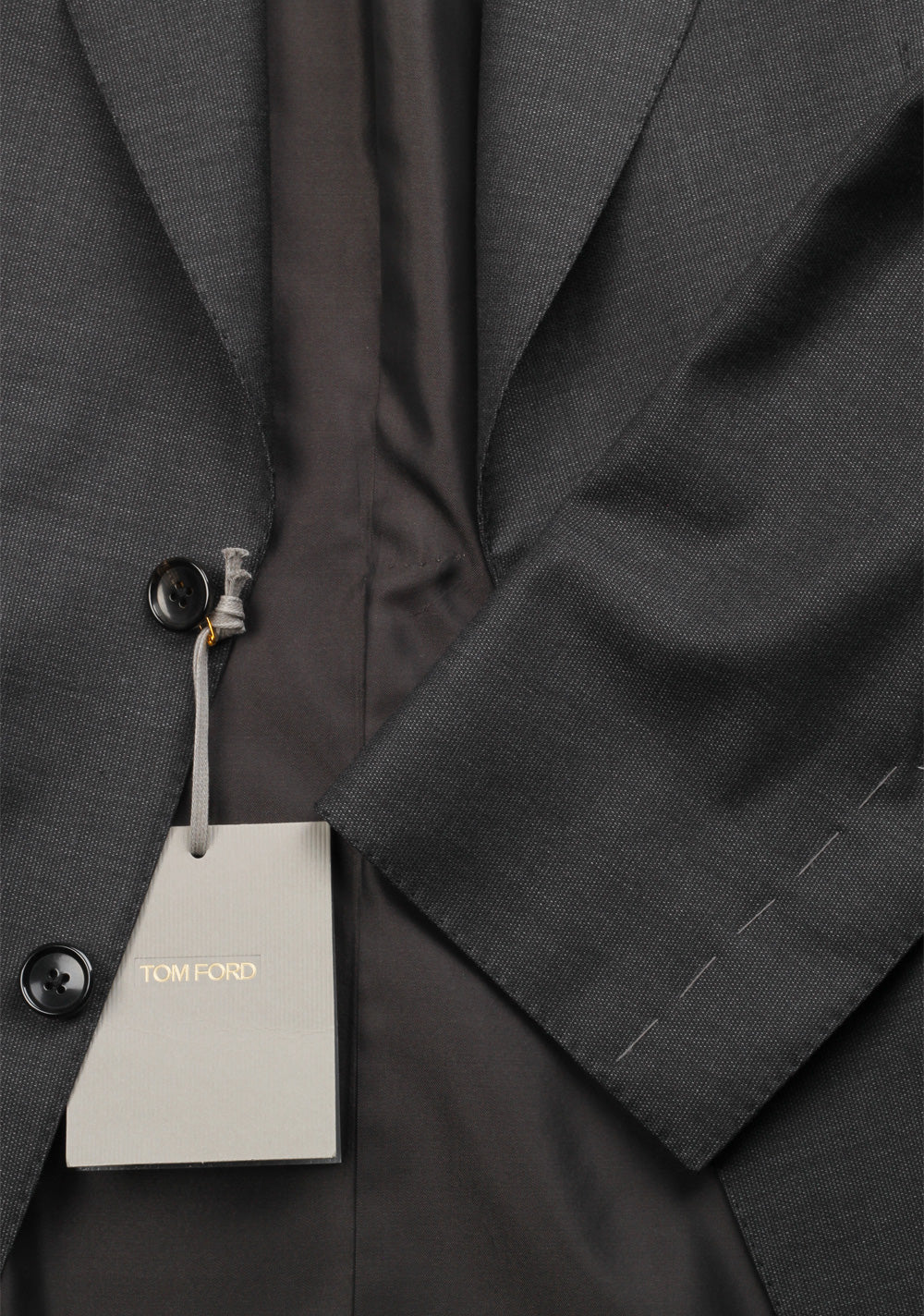 TOM FORD Gray Suit Size 56 / 46R U.S. Wool Fit A