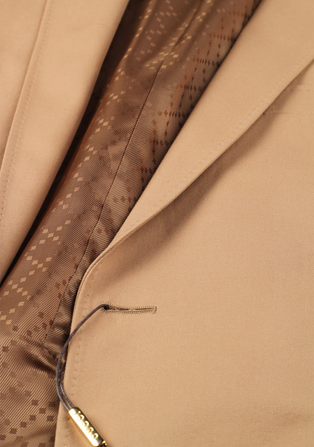 Gucci Beige Suit Size 48 / 38R U.S. Cotton