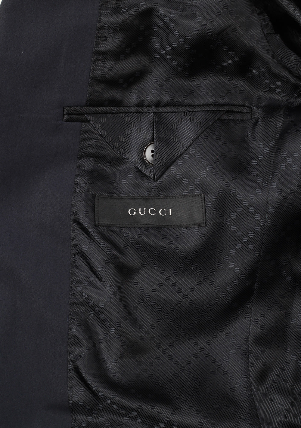 Gucci Navy Suit Size 50 / 40R U.S. Cotton
