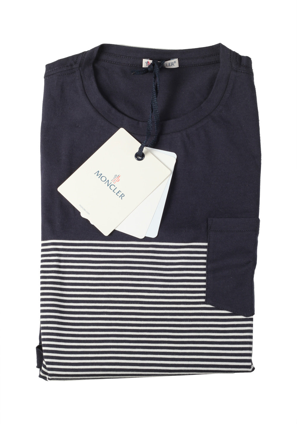 Moncler Crew Neck Tee Shirt Size M / 38R U.S. Blue