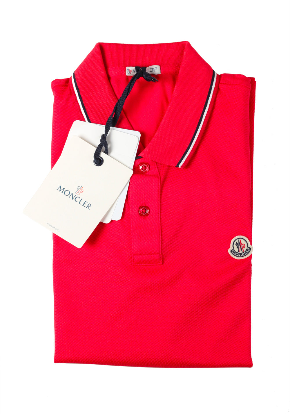 Moncler Polo Shirt Size M / 38R U.S. Red