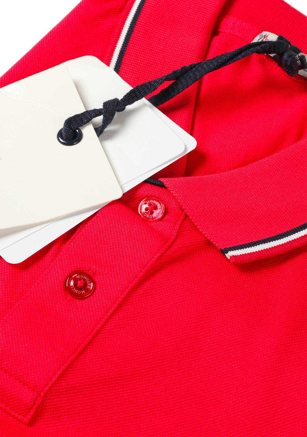 Moncler Polo Shirt Size M / 38R U.S. Red