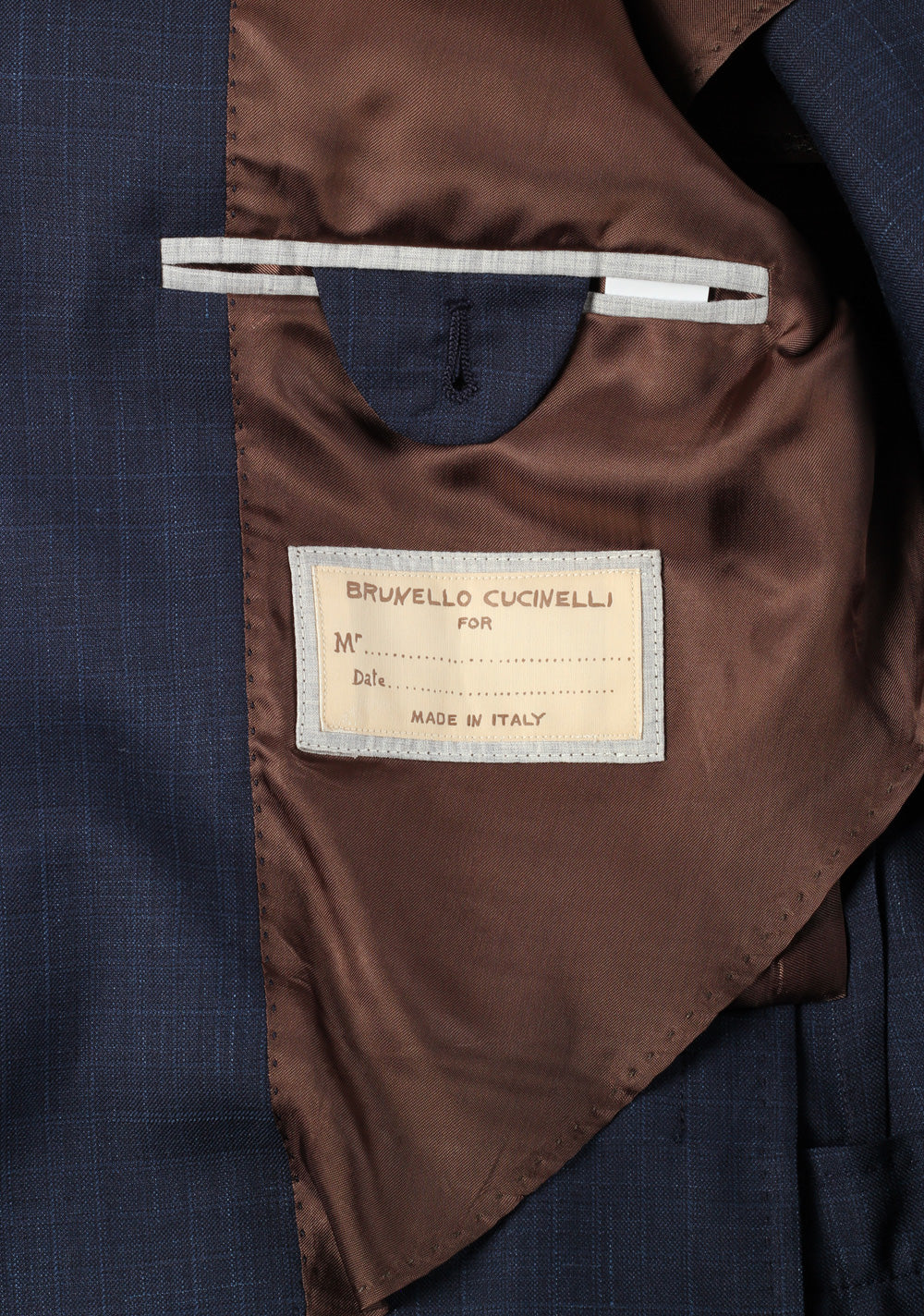 Cucinelli Blue Sport Coat Size 58 / 48R U.S. Wool Linen