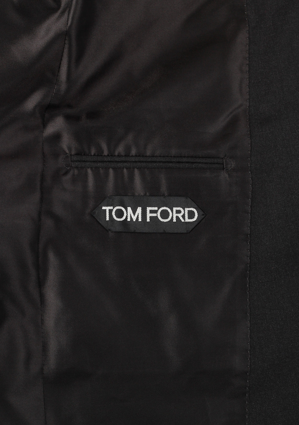 TOM FORD Charcoal 3 Piece Suit Size 50 / 40R U.S. Wool Base B