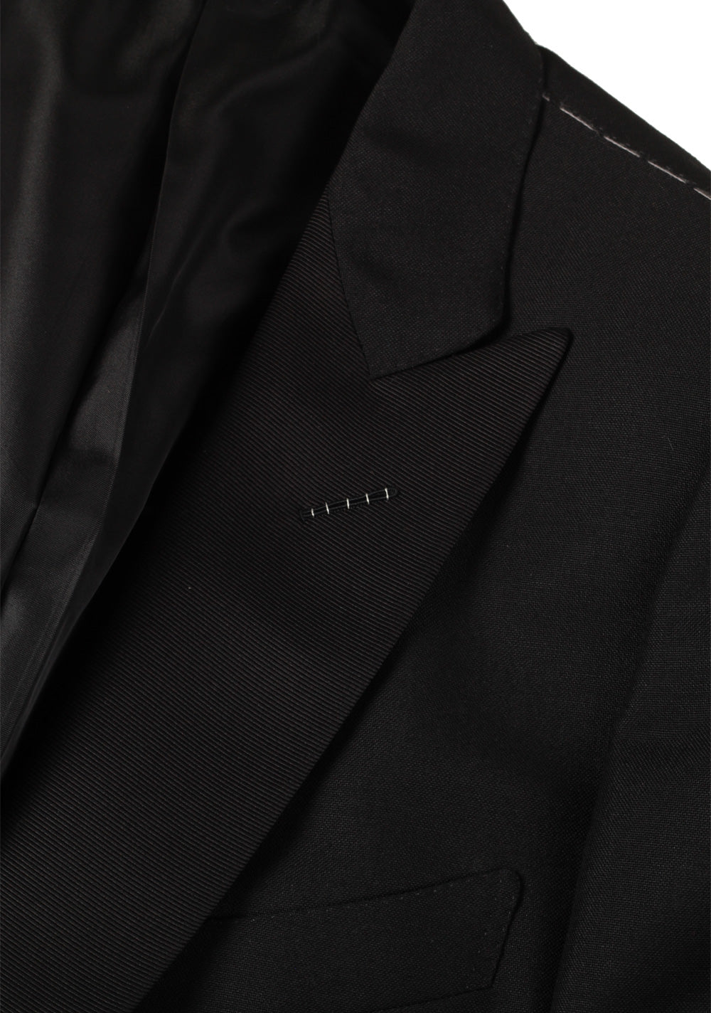 TOM FORD Black Tuxedo Suit Size 56 / 46R U.S. Base V