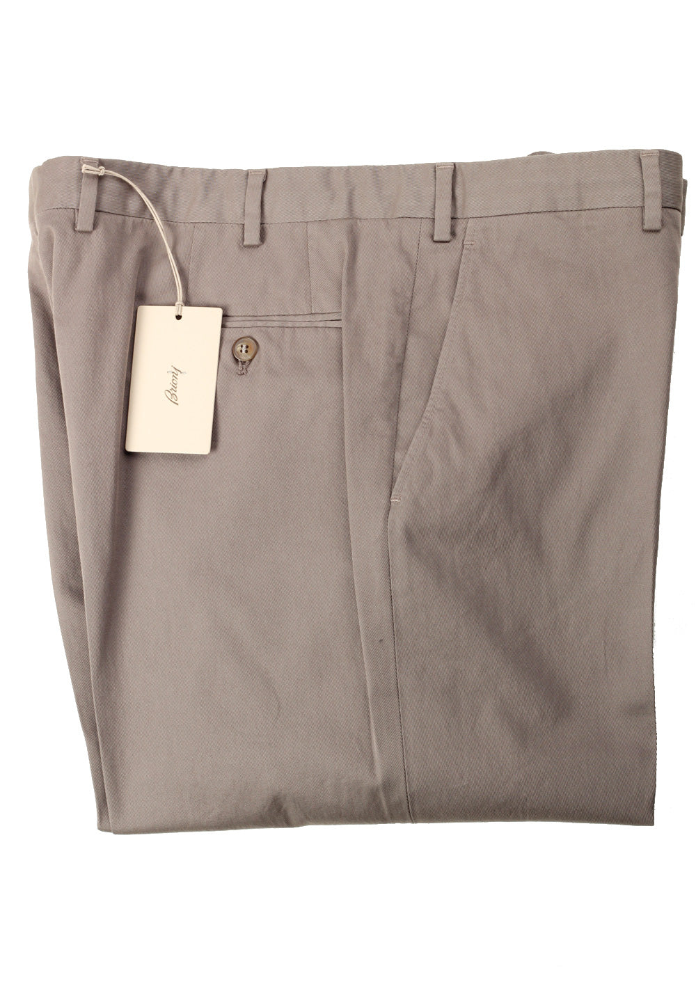 Brioni Beige Tigullio Trousers Size 56 / 40 U.S.