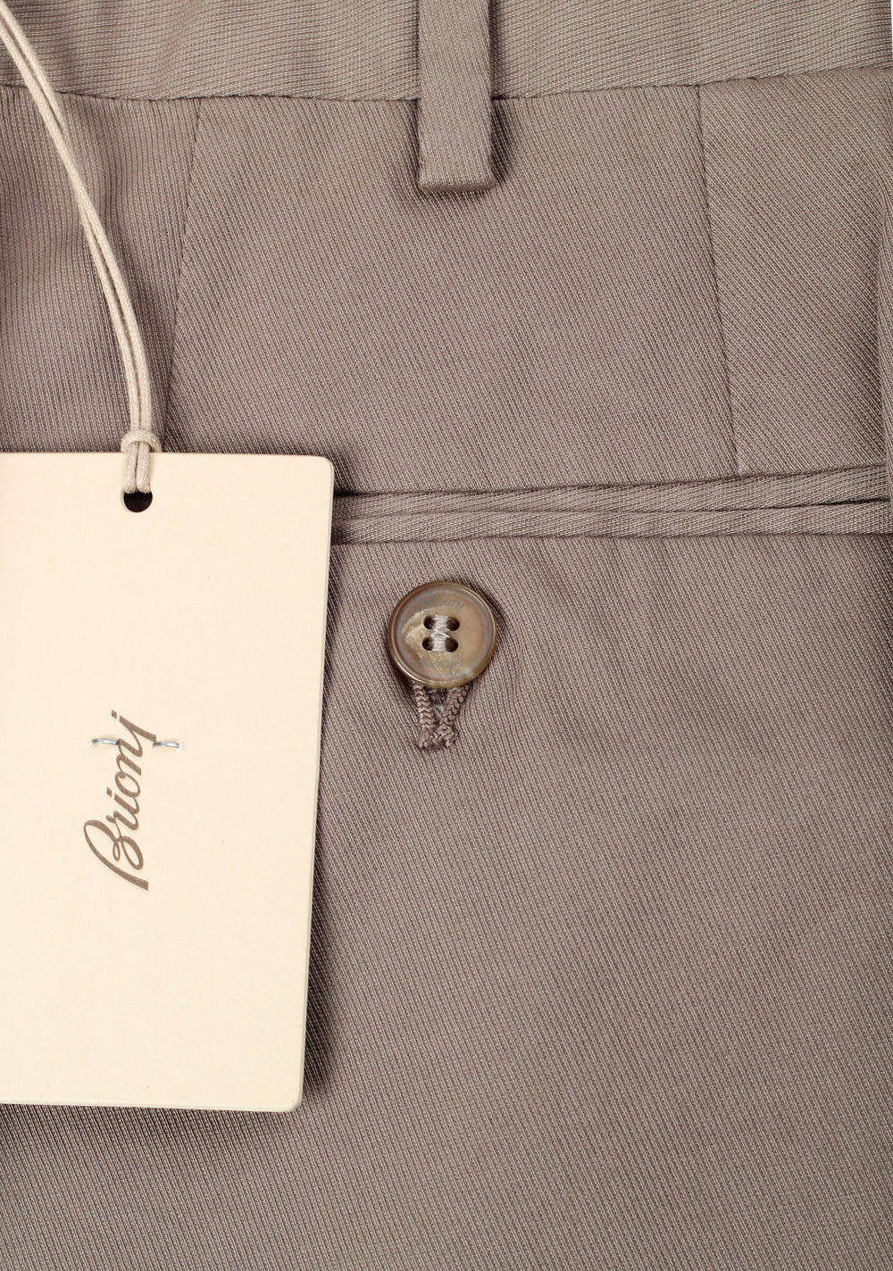 Brioni Beige Tigullio Trousers Size 56 / 40 U.S.