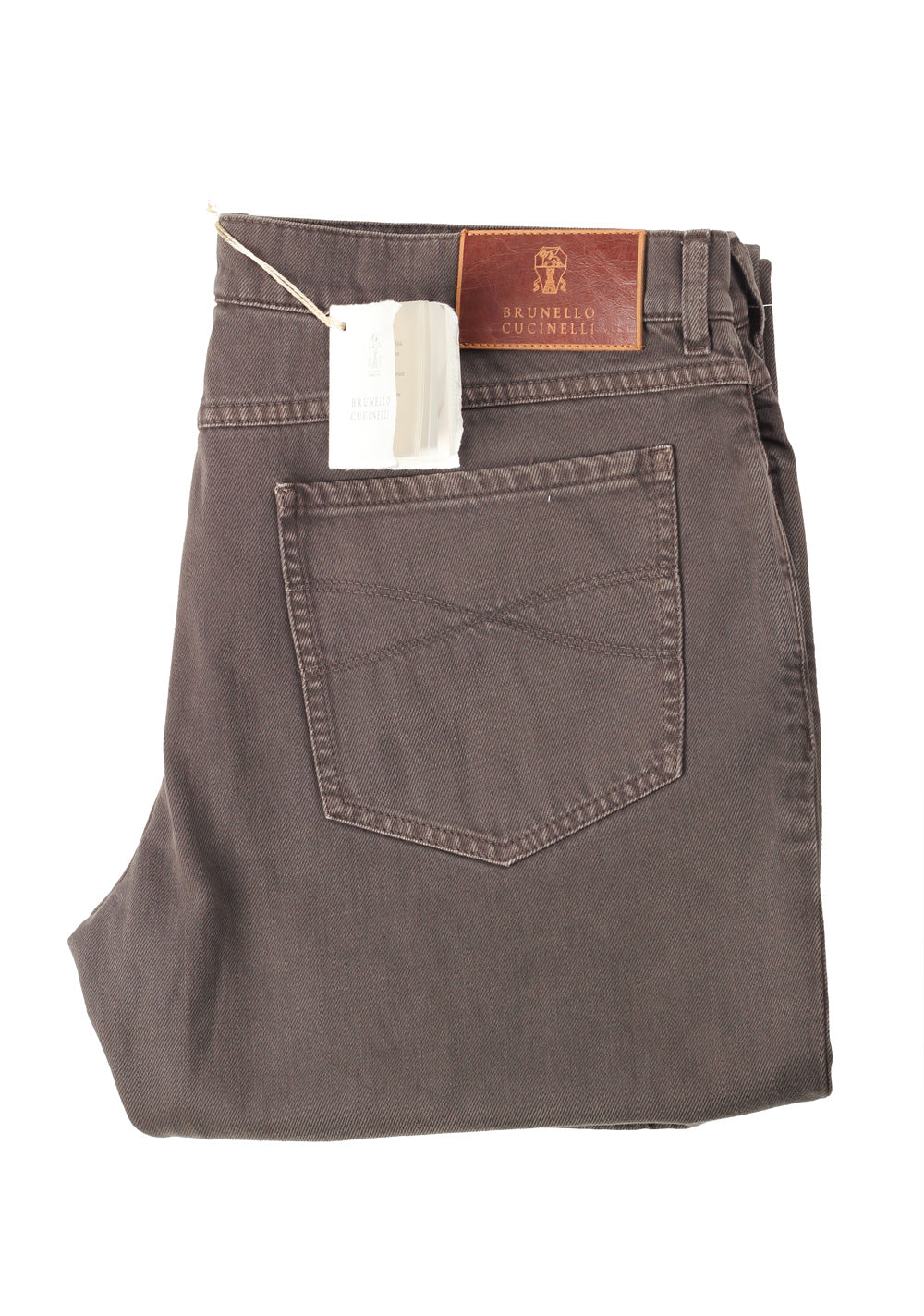 Brunello Cucinelli Brown Jeans Trousers Size 52 / 36 U.S.