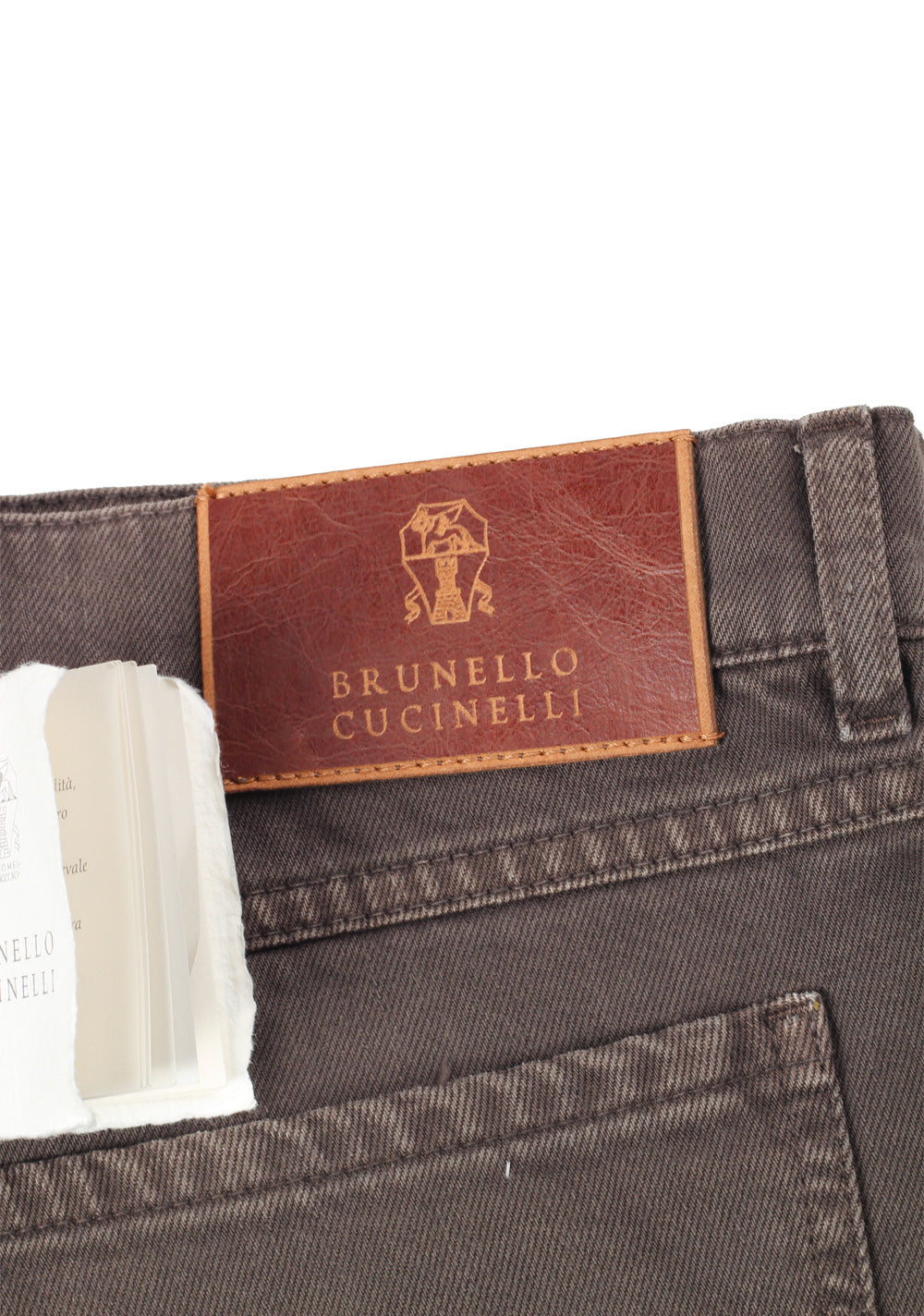 Brunello Cucinelli Brown Jeans Trousers Size 52 / 36 U.S.