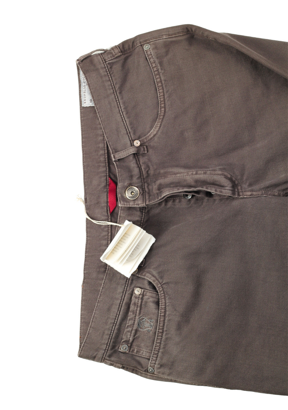 Brunello Cucinelli Brown Jeans Trousers Size 52 / 36 U.S.