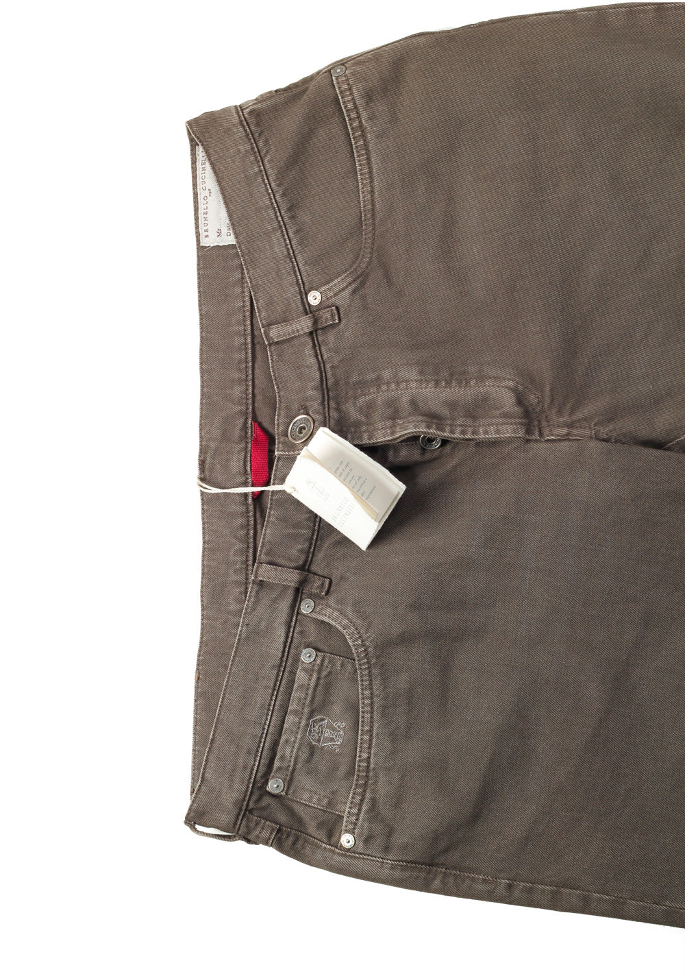 Brunello Cucinelli Brownish Green Jeans Trousers Size 54 / 38 U.S.