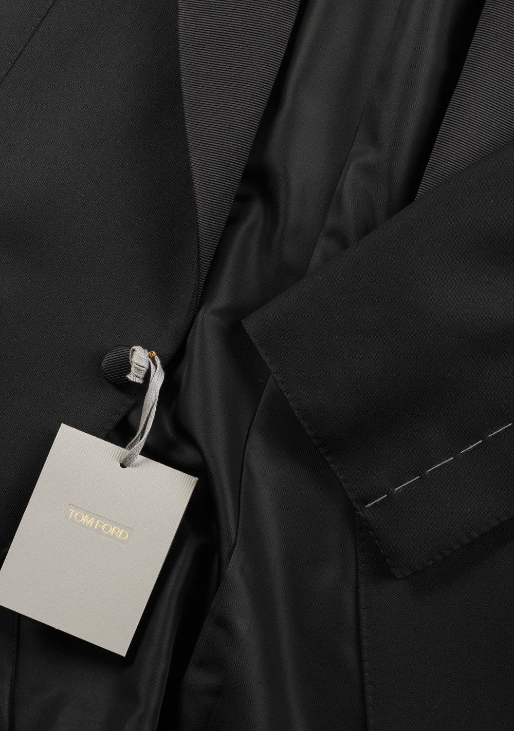 TOM FORD Windsor Black Tuxedo Suit Smoking Size 56L / 46L U.S. Base A