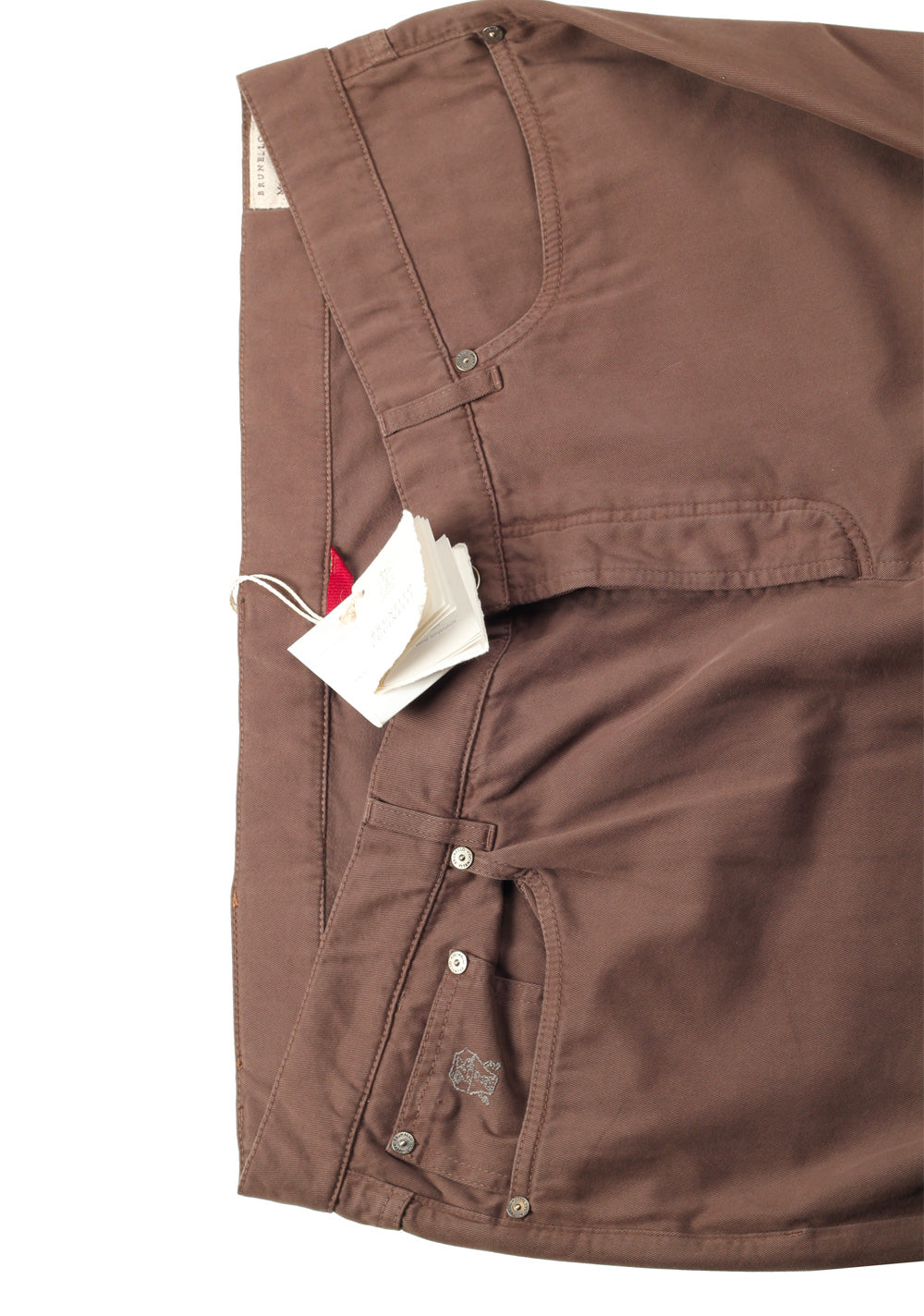 Brunello Cucinelli Brown Trousers Size 58 / 42 U.S.