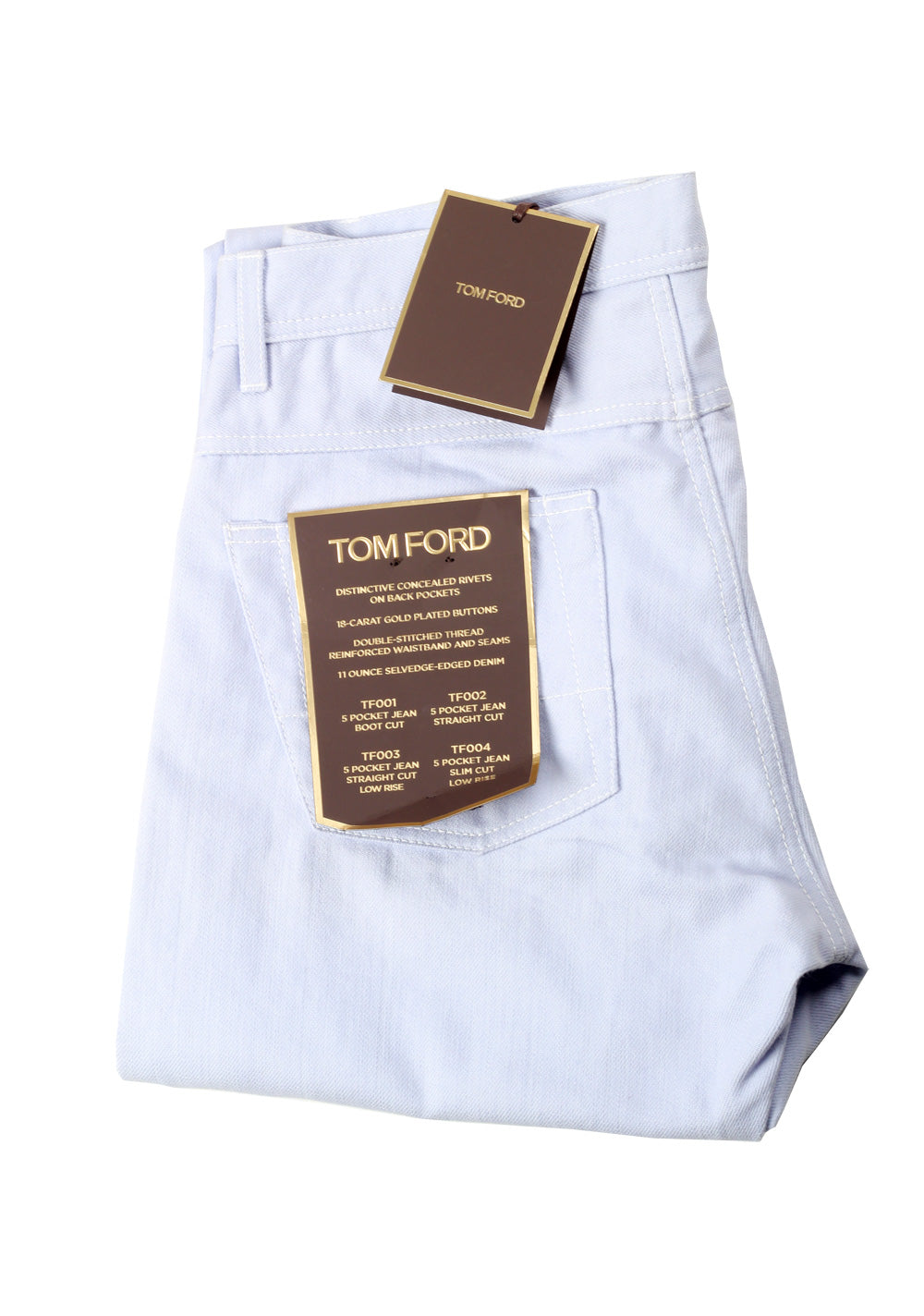 TOM FORD Blue Jeans TFD002 Size 48 / 32 U.S.